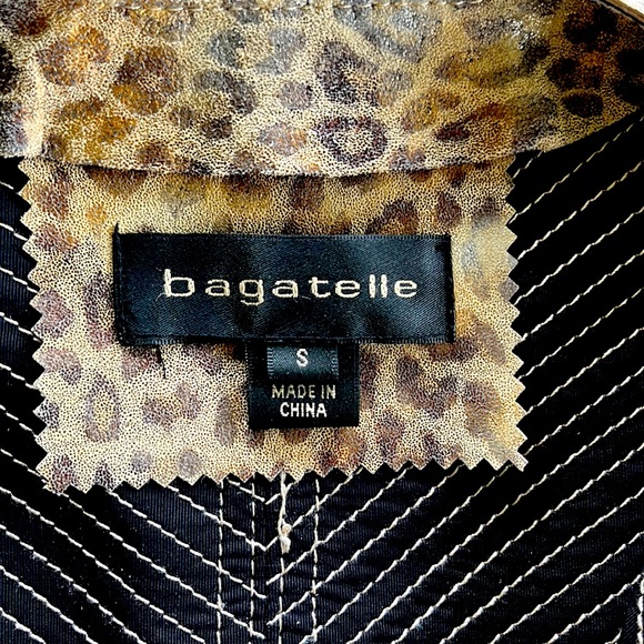 NWOT Bagatelle Size Small Dress Light Leather Jacket STUNNING - Picture 3 of 4